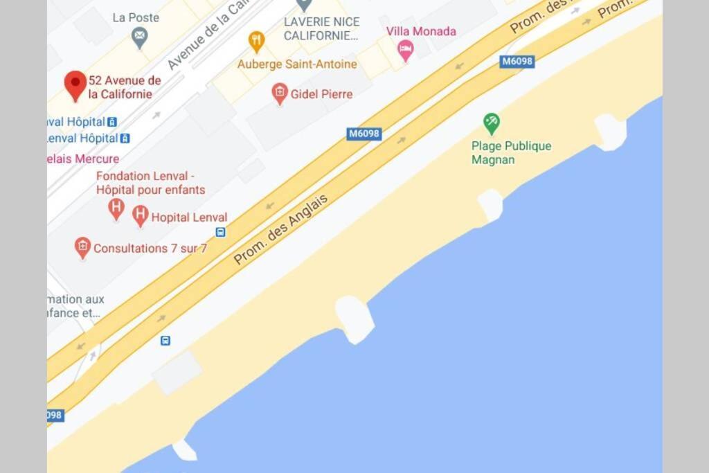 ניס Studio Climatise, 50 M De La Prom, Wifi מראה חיצוני תמונה